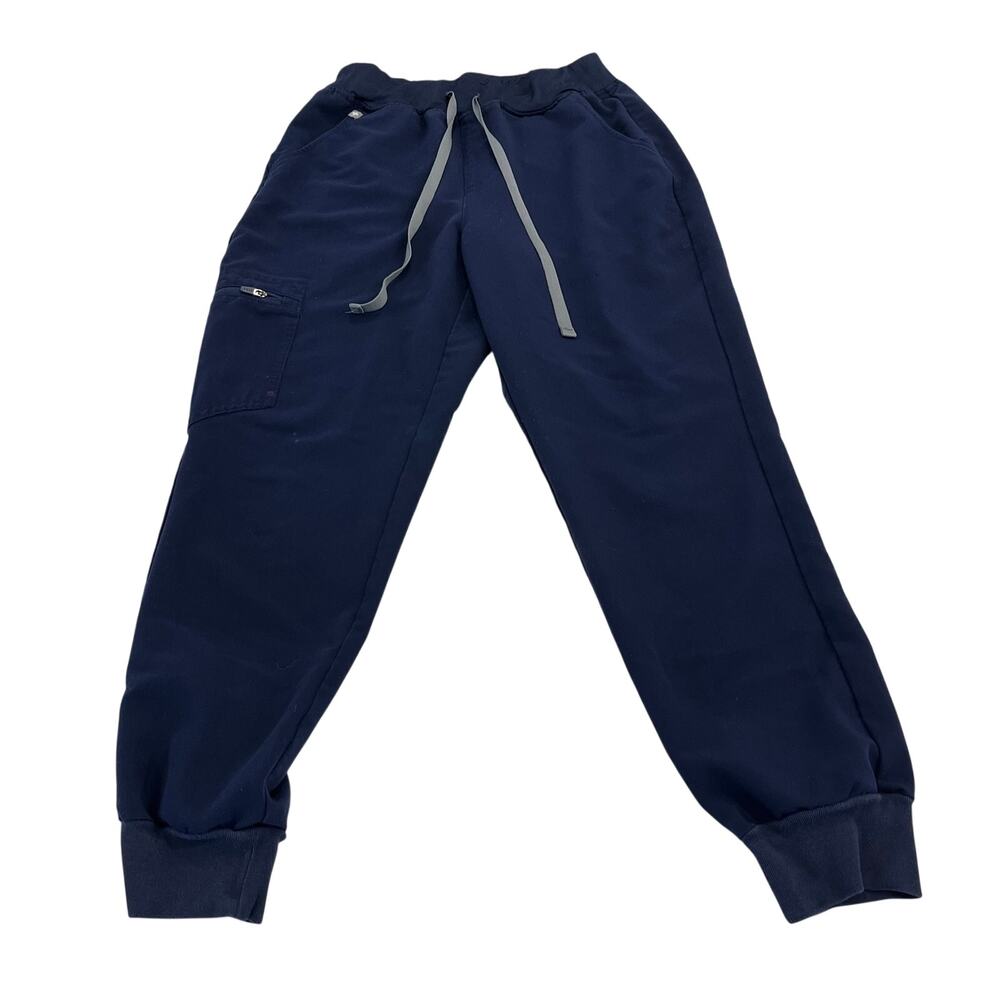 Figs Zamora High-Rise Jogger Scrub Pant Navy Size Small Petite